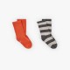 чорапи,детски,чорапи,boboli,392093,socks,orange,grey,(boiler)
