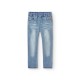 панталони,детски,панталони,boboli,denim,knit,pants,bleach,wash,(blue)
