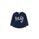 тениска,детски,тениски,boboli,knit,long,sleeve,t,shirt,marine,(blue)