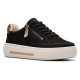обувки,дамски,маратонки,clarks,shoes,hollyhock,trainers,black,nubuck,(black)