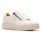 обувки,дамски,маратонки,clarks,shoes,mykah,joy,trainers,off,white,leather