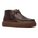 обувки,мъжки,боти,clarks,shoes,torhill,hi,booties,dark,brown,leather