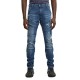 дънки,мъжки,панталони,g,star,airblaze,3d,skinny,jeans,antique,faded,rainstorm,destroyed,(blue)