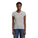 тениска,дамски,тениски,g,star,stripe,eyben,slim,short,sleeve,v,neck,t,shirt,white,(milk,dark,black,double,stripe)