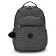 раница,раници,kipling,seoul,27l,backpack,geo,feather,(grey)