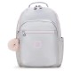 раница,раници,kipling,seoul,27l,backpack,silver,(silver,glow,met)