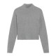 блуза,дамски,пуловери,дамски,плетени,дрехи,dockers,boxy,mockneck,sweater,superb,(lt,htr,gre
