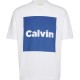 тениска,мъжки,тениски,calvin,klein,jeans,lv04rd813g,short,sleeve,t,shirt,brilliant,white