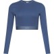 фланелка,с,дълъг,ръкав,дамски,топове,calvin,klein,000qs7217e,long,sleeve,top,dark,denim,(blue)