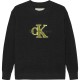 блуза,детски,блузи,calvin,klein,towelling,sweater,ck,black,(black)