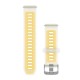 други,аксесоари,garmin,quick,release,20,mm,silicone,strap,translucent,bone,mango,(yellow)
