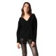 блуза,дамски,пуловери,дамски,плетени,дрехи,deeluxe,beloane,v,neck,sweater,black