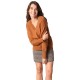 блуза,дамски,пуловери,дамски,плетени,дрехи,deeluxe,berilde,v,neck,sweater,whisky