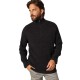блуза,мъжки,пуловери,deeluxe,henley,half,zip,sweater,black