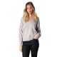 блуза,дамски,пуловери,дамски,плетени,дрехи,deeluxe,nadissa,v,neck,sweater,light,grey,melange