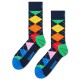 чорапи,мъжки,чорапи,happy,socks,argyle,crew,socks,blue,(navy)