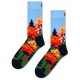 чорапи,мъжки,чорапи,happy,socks,autumn,crew,socks,multicolor,(navy)
