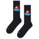 чорапи,мъжки,чорапи,happy,socks,bad,pig,sneaker,crew,socks,black