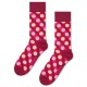 чорапи,мъжки,чорапи,happy,socks,big,dot,shade,crew,socks,dark,red,(red,pink)