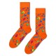 чорапи,мъжки,чорапи,happy,socks,candy,crew,socks,orange