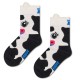чорапи,детски,чорапи,happy,socks,cow,crew,socks,black,(white)