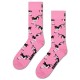 чорапи,мъжки,чорапи,happy,socks,cow,crew,socks,pink
