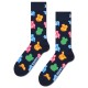 чорапи,мъжки,чорапи,happy,socks,dog,crew,socks,navy,(blue)