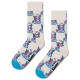 чорапи,мъжки,чорапи,happy,socks,good,pig,crew,socks,white