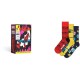 чорапи,мъжки,чорапи,happy,socks,marvel,spider,man,gift,set,crew,socks,3,pairs,purple