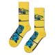 чорапи,мъжки,чорапи,happy,socks,marvel,symbiote,crew,socks,yellow