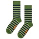 чорапи,мъжки,чорапи,happy,socks,mini,stripe,crew,socks,dark,green,(green)