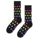 чорапи,мъжки,чорапи,дамски,чорапи,happy,socks,mushroom,stripe,crew,socks,black,(black)