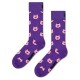 чорапи,мъжки,чорапи,happy,socks,pig,crew,socks,purple