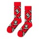 чорапи,мъжки,чорапи,happy,socks,santa,crew,socks,red