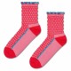 чорапи,мъжки,чорапи,дамски,чорапи,happy,socks,structure,slinky,1,4,crew,crew,socks,red,pink,(red)