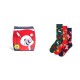 чорапи,мъжки,чорапи,дамски,чорапи,happy,socks,stuck,in,the,chimney,gift,set,crew,socks,3,pairs,multicolor,(red)