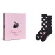 чорапи,мъжки,чорапи,happy,socks,swan,gift,set,crew,socks,2,pairs,pink,(black)