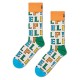 чорапи,мъжки,чорапи,happy,socks,the,beatles,help!,crew,socks,white,(white)