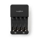батерии,nedis,bach05,batteries,charger,white,(black)