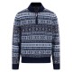 блуза,мъжки,пуловери,fynch,hatton,1510365,half,zip,sweater,blue,(navy)