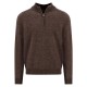 блуза,мъжки,пуловери,дамски,пуловери,fynch,hatton,1511656,half,zip,sweater,brown,(dark,chocolate)