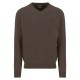 блуза,мъжки,пуловери,fynch,hatton,1514801,v,neck,sweater,grey,(dark,chocolate)