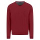 блуза,мъжки,пуловери,fynch,hatton,1514801,v,neck,sweater,red,(garnet,red)