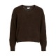 блуза,дамски,пуловери,дамски,плетени,дрехи,vila,lampe,v,neck,sweater,coffee,bean