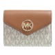 портфейли,и,портмонета,michael,kors,greenwich,wallet,refurbished,vanilla,acorn,(brown)