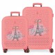 куфари,enso,bonjour,37,79l,trolley,bag,coral,(pink)