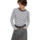 тениска,дамски,тениски,selected,essential,long,sleeve,t,shirt,black,bright,white,(white)