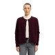 жилетка,дамски,пуловери,дамски,плетени,дрехи,selected,lulu,short,cardigan,fig,melange,(red)