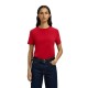 тениска,дамски,тениски,selected,my,essential,short,sleeve,t,shirt,equestrian,red,(red)