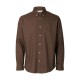 риза,с,дълъг,ръкав,мъжки,ризи,selected,regrick,oxford,flex,long,sleeve,shirt,morel,(brown)